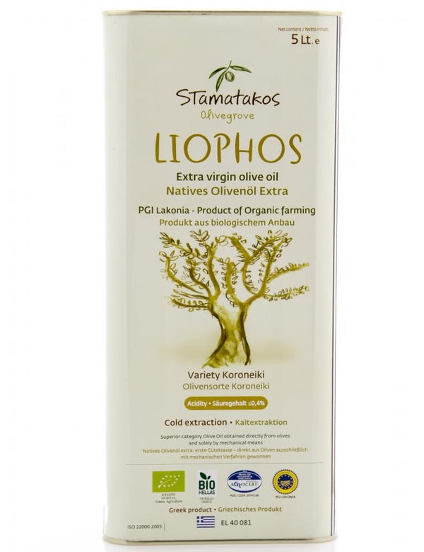 ULEI DE MASLINE EXTRAVERGIN LIOPHOS BIO 5L