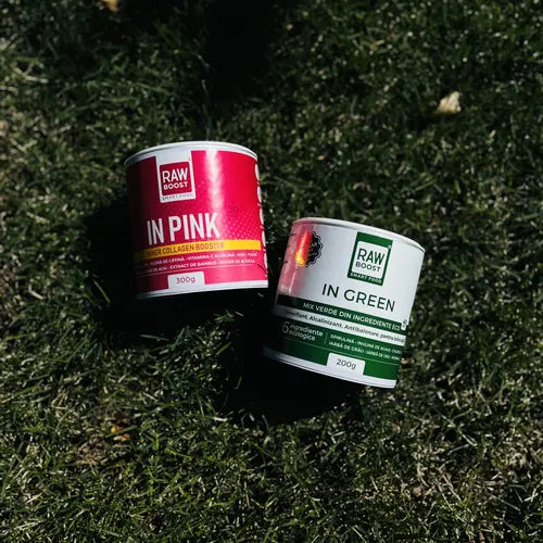 Pachet FRUMUSEȚE și DETOXIFIERE - In Green 200g + In Pink | Rawboost