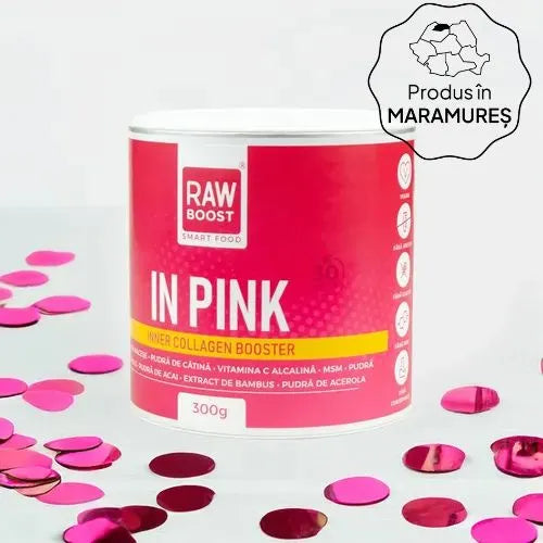 In Pink - Inner Collagen Booster - stimulează producția naturală de colagen, 300g | Rawboost