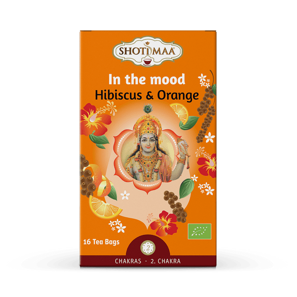 CEAI SHOTIMAA CHAKRAS - IN THE MOOD - HIBISCUS SI PORTOCALE BIO 16DZ