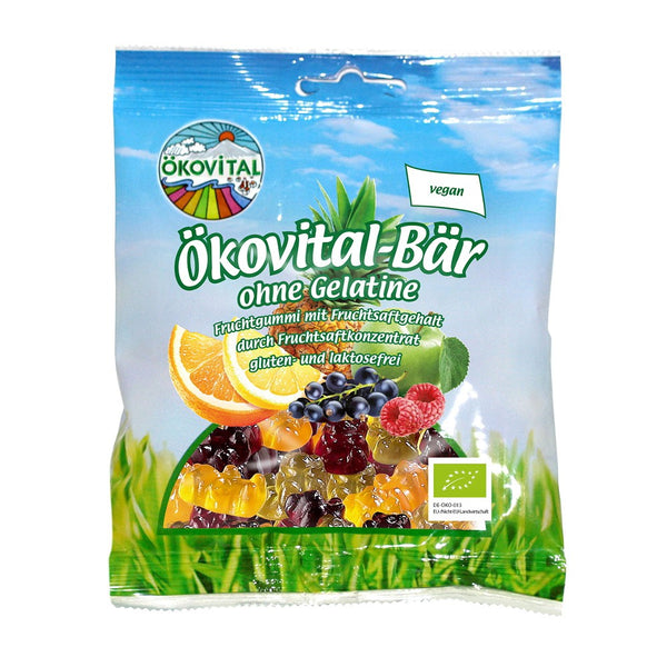 Jeleuri bio de fructe ursuleti fara gelatina, 80g