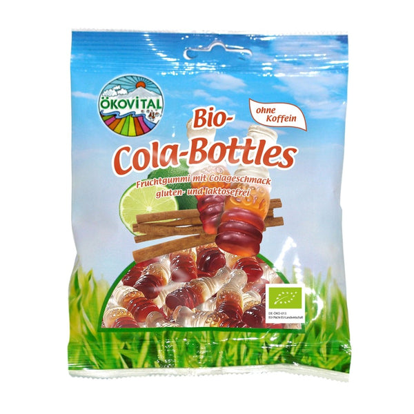 Jeleuri bio sticlute de Cola fara cofeina, 80g