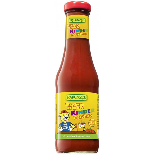 Ketchup de tomate bio indulcit cu nectar de mere pentru copii, 450ml