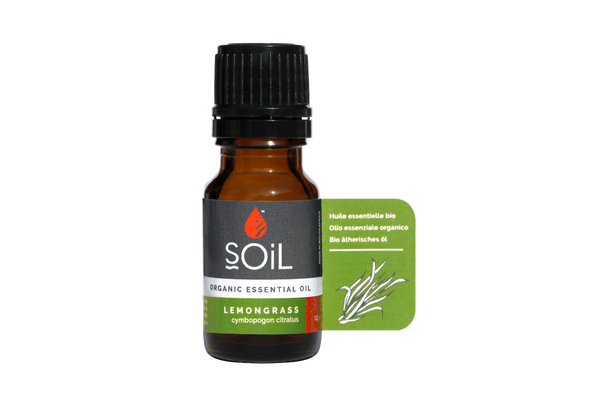 Ulei Esential Lemongrass 100% Organic ECOCERT, 10ml | SOiL