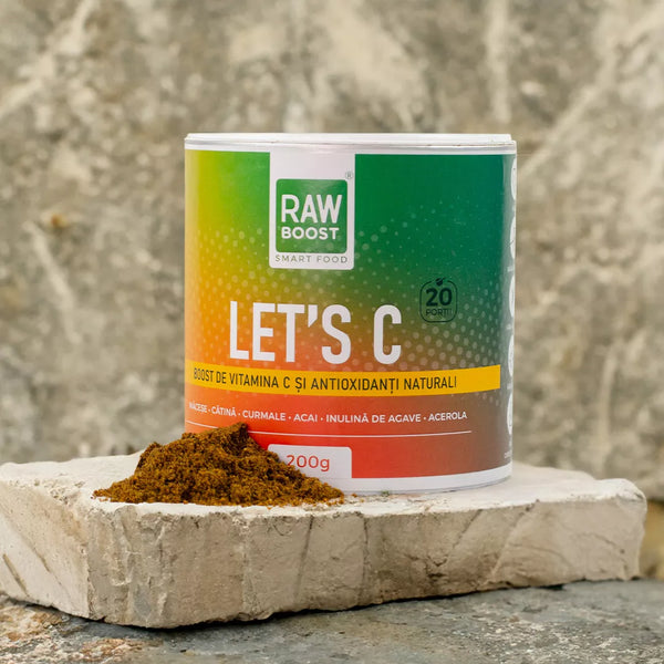 Let's C - Boost De Vitamina C și Antioxidanți Naturali | Rawboost