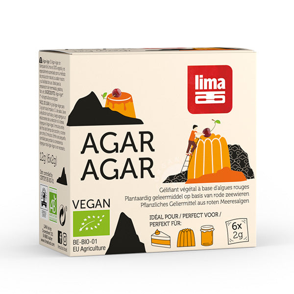 AGAR AGAR PUDRA BIO 6X2G LIMA