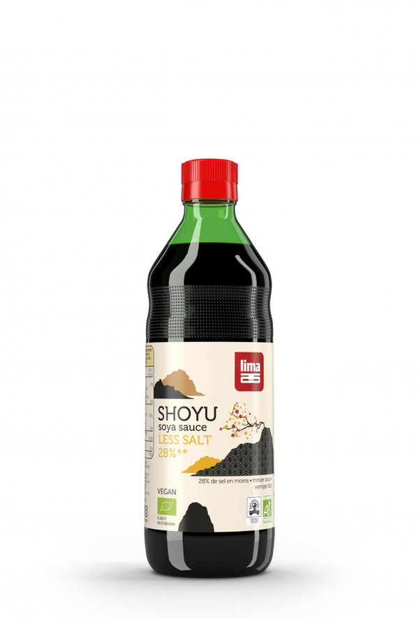 SOS DE SOIA SHOYU BIO CU CONTINUT REDUS DE SARE 250ML