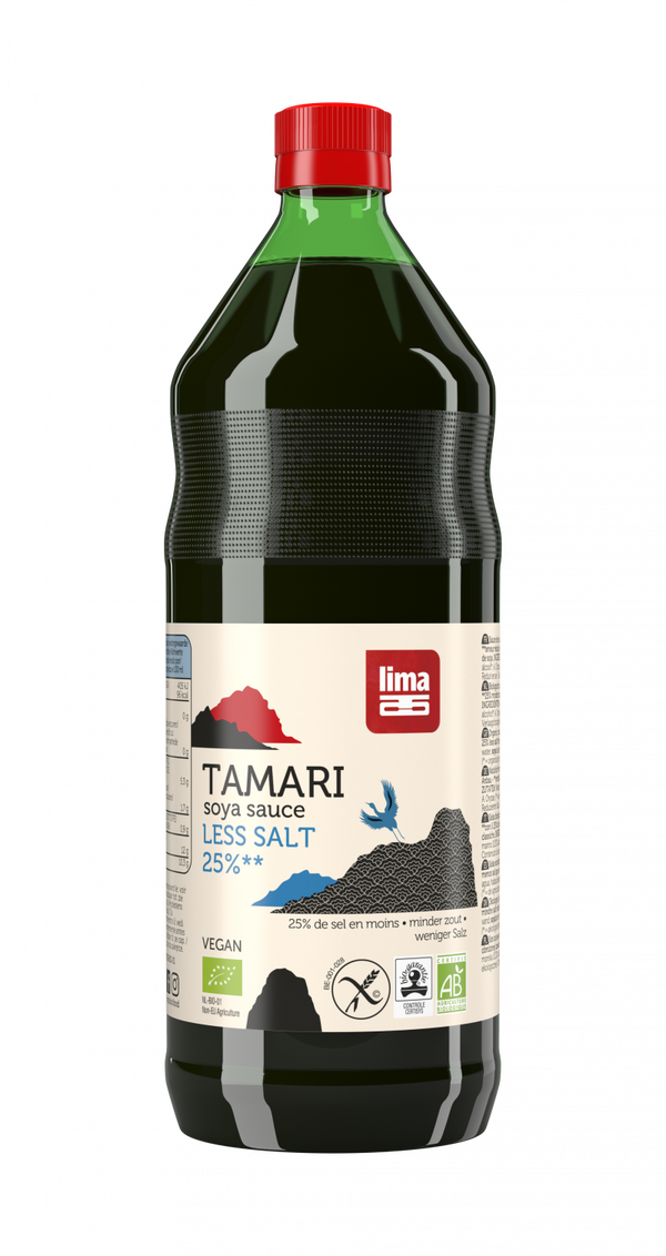 SOS DE SOIA TAMARI CU CONTINUT REDUS DE SARE BIO 250ML