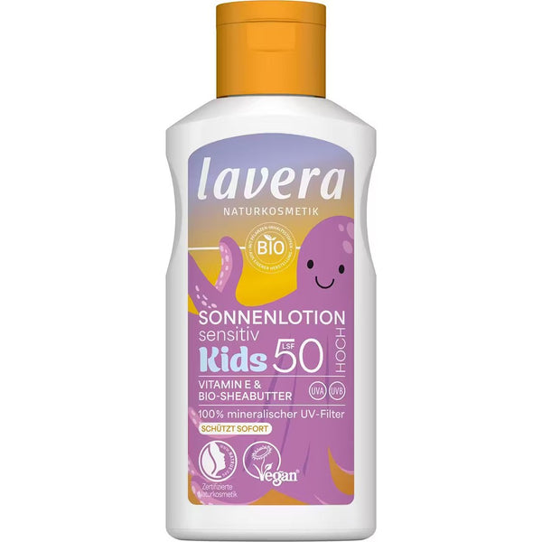 Lotiune protectie solara pentru copii LSF50 cu unt de shea bio, 100ml