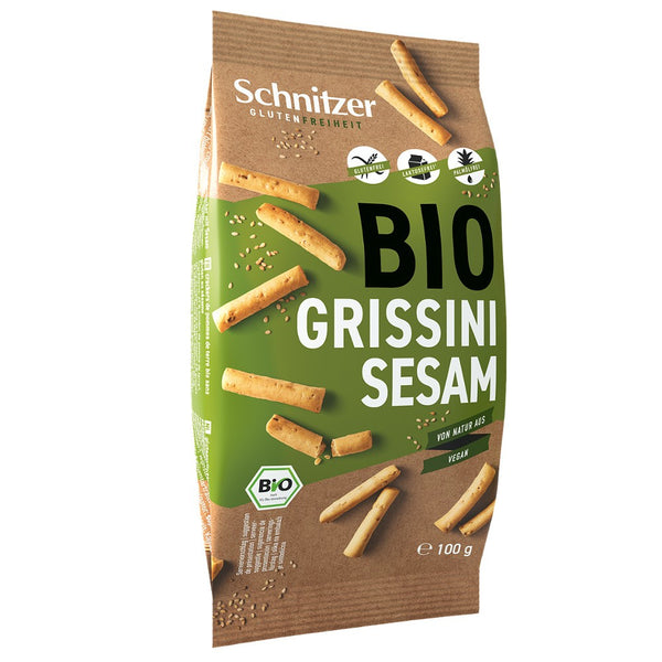 Mini grisine cu susan fara gluten, 100g