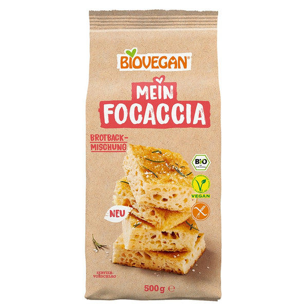 Mix de faina bio pentru focaccia fara gluten, 500g