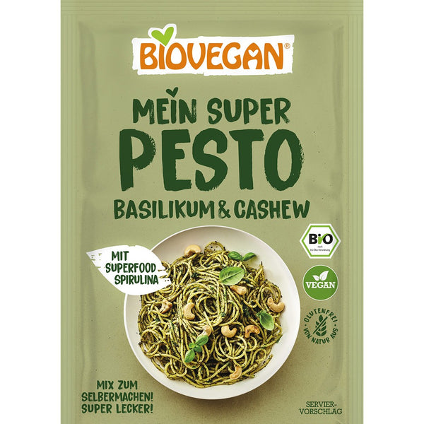 Mix pentru pesto bio cu busuioc si caju fara gluten vegan, 17g