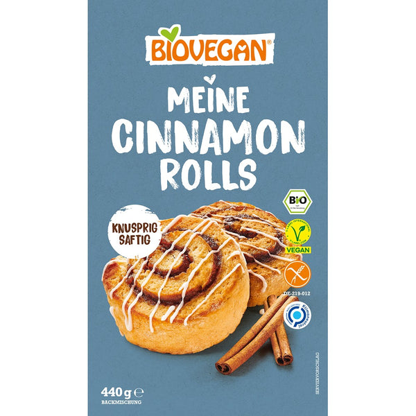 Mix bio pentru rulouri cu scortisoara fara gluten, 440g