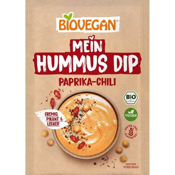 Mix pentru sos humus dip cu ardei si chili fara gluten, 55g