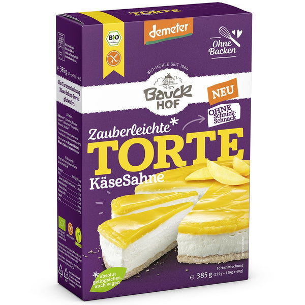 Mix pentru tort cu crema de branza fara gluten, 385g