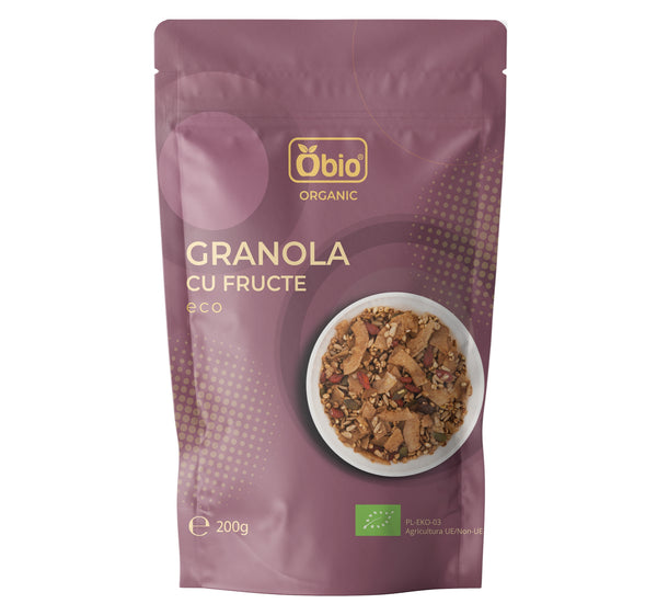 GRANOLA CU FRUCTE BIO 200G