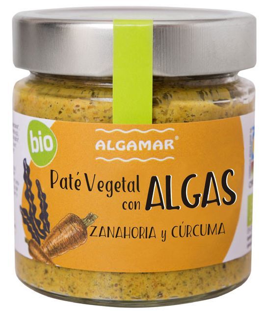 CREMA TARTINABILA CU ALGE, MORCOVI SI TURMERIC BIO 180G