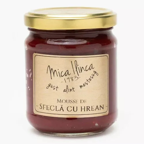 Mousse de Sfeclă cu Hrean, 200g | Mica Ilinca