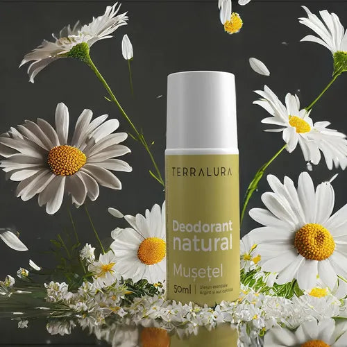 Deodorant Roll-on Natural Mușețel, 50ml | Terralura