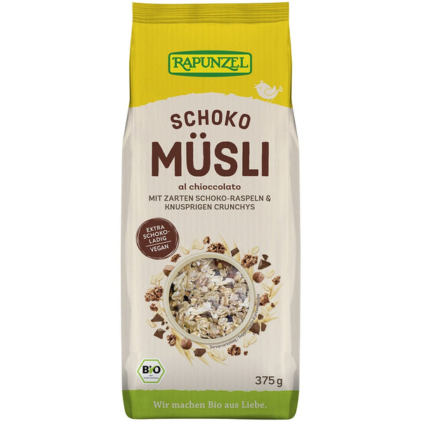 Musli ecologic cu amarant si ciocolata, 375g