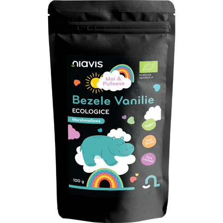 Bezele Vanilie fara Gluten si fara Lactoza Ecologice 100g Niavis