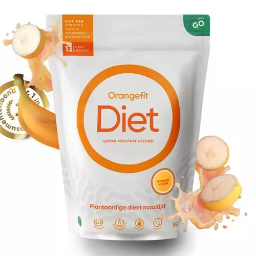 Diet - Pudră pentru Slăbit cu Aromă de Banane, 850g | Orangefit