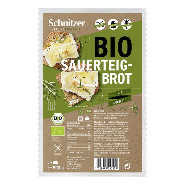 Paine bio cu maia si amarant fara gluten, 500g