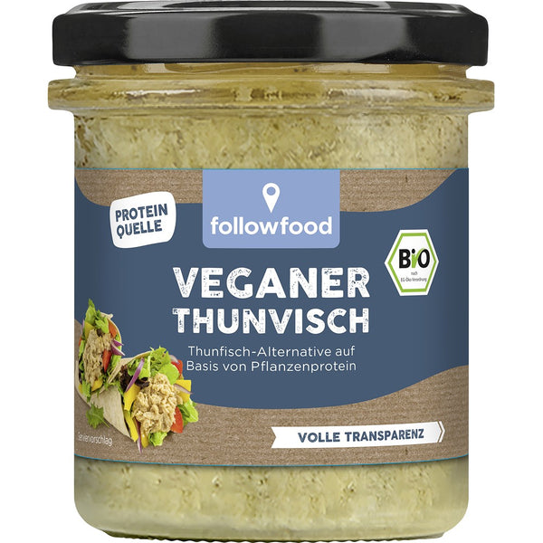 Pasta bio alternativa la ton pe baza de proteina vegetala, 180g