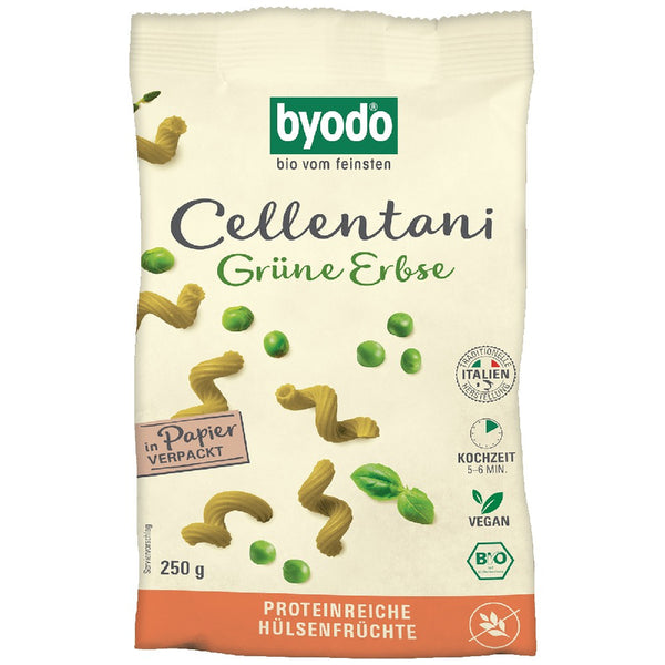 Paste bio din mazare verde fara gluten, 250g