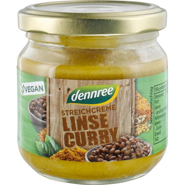 Pate vegetal eco cu linte si curry, 180g