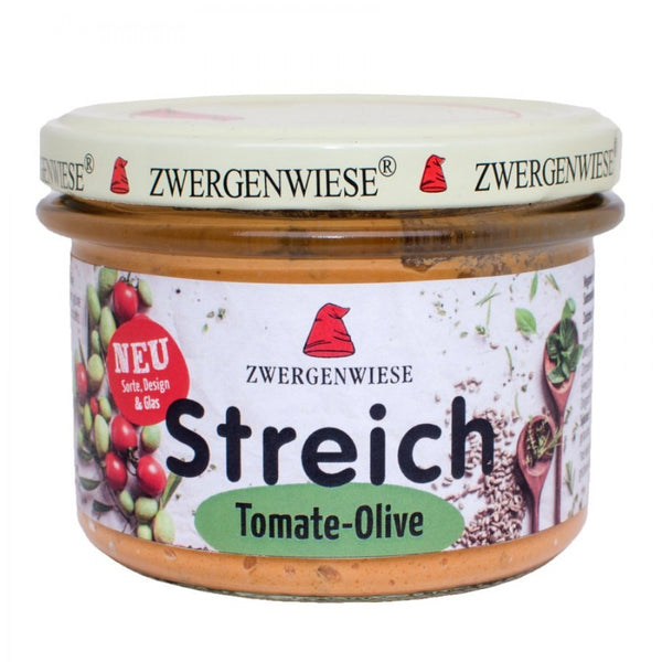 Pate vegetal cu tomate si masline, 180g