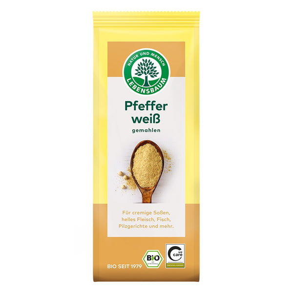 Piper alb macinat ecologic, 50g