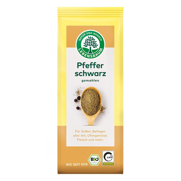 Piper negru macinat ecologic, 50g