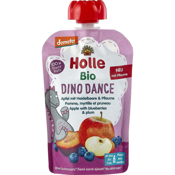 Piure bio de mere cu afine si prune pentru copii 6 luni, 100g