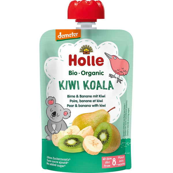 Piure bio de pere banane si kiwi pentru copii 8 luni, 100g