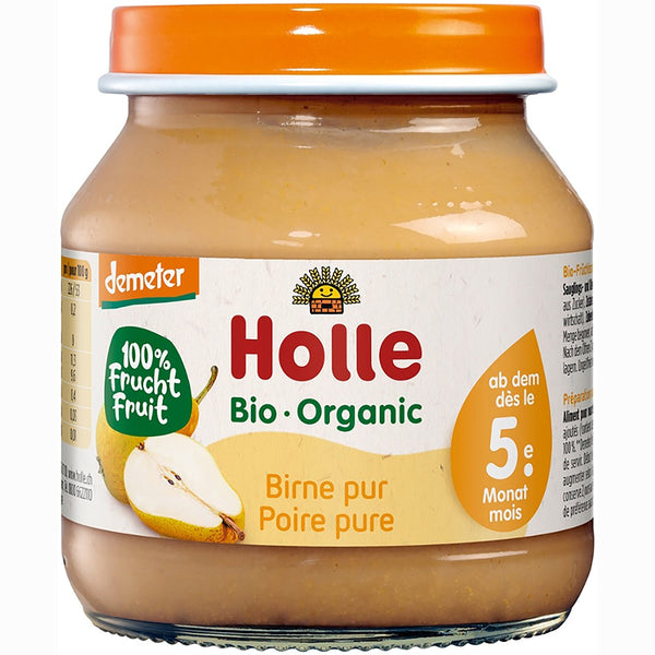 Piure bio de pere pentru copii 5 luni, 125g