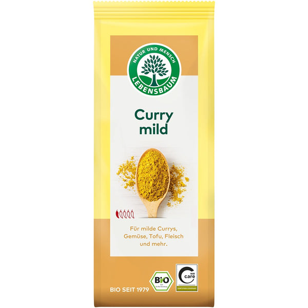 Pudra de curry bio usor picanta, 50g