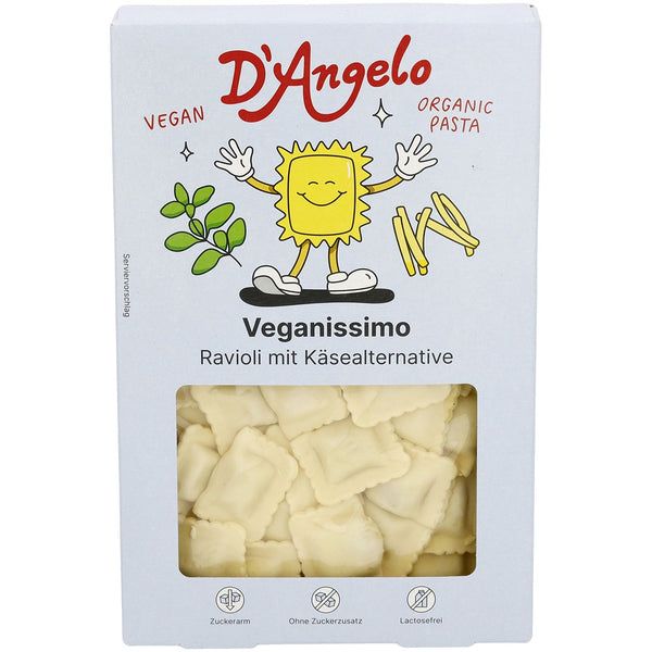 Ravioli vegane bio cu alternativa de branza, 250g