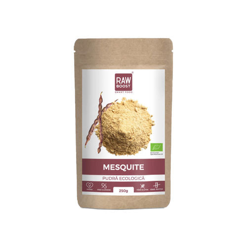 Mesquite Pudră ECO, 250g | Rawboost
