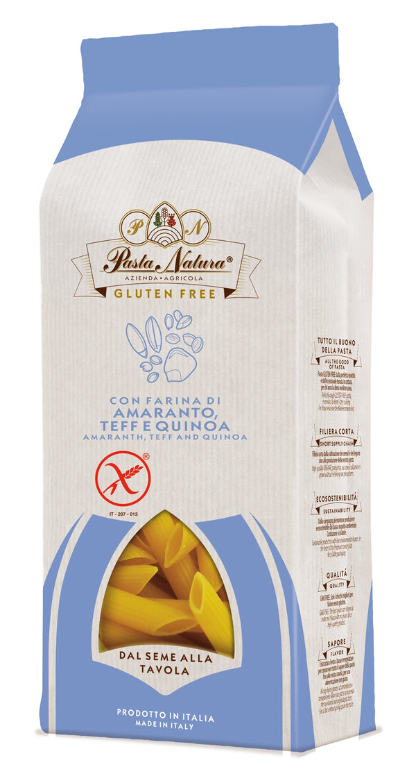 PENNE DIN AMARANT, TEFF SI QUINOA BIO 250G