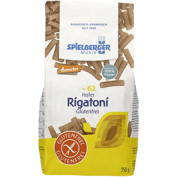Rigatoni bio din ovaz fara gluten, 250g