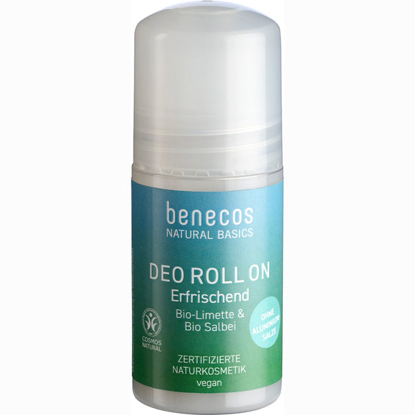 Roll on cu lime bio si salvie bio fara saruri de aluminiu , 50ml