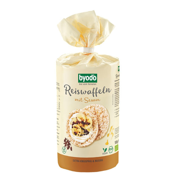 Rondele din orez expandat si susan fara gluten, 100g