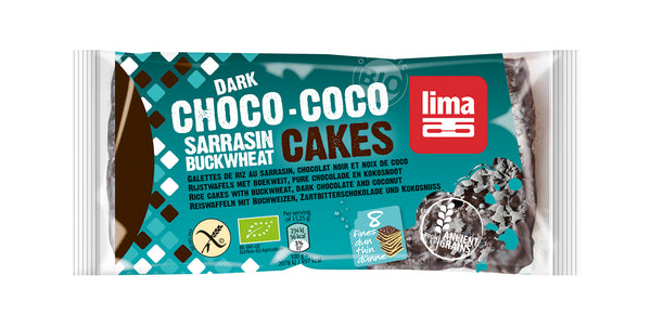 RONDELE DIN HRISCA EXPANDATA CU CIOCOLATA SI COCOS BIO 90G