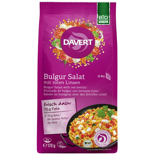 Salata de bulgur cu linte rosie, 170g