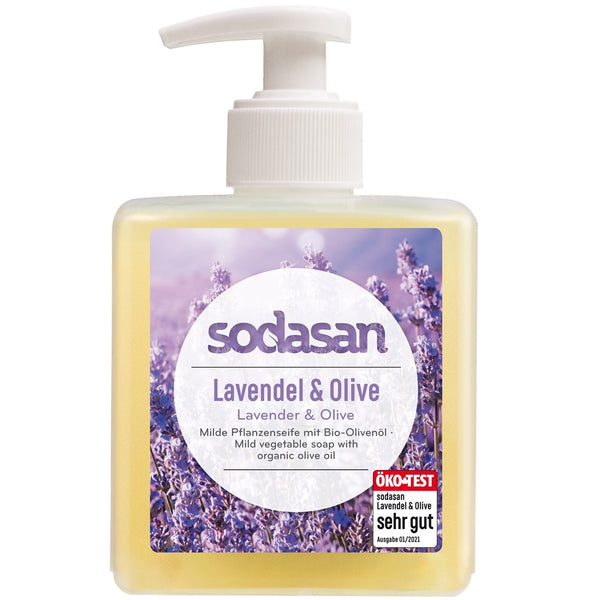 Sapun lichid cu lavanda si masline bio, 300ml