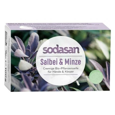 SAPUN CREMA BIO CU SALVIE SI MENTA 100 GR