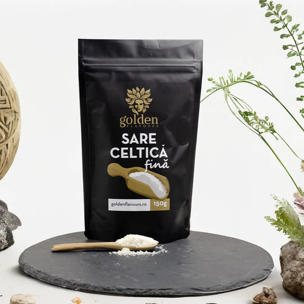 Sare celtică fină, 150g | Golden Flavours