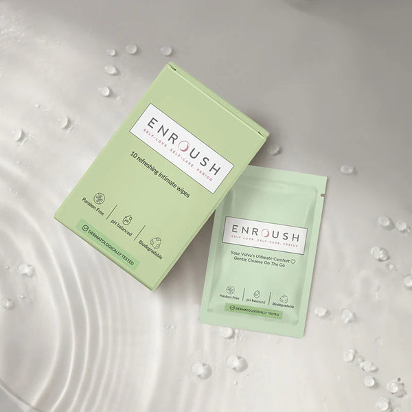Șervețele Intime Biodegradabile, 10 bucăți | Enroush