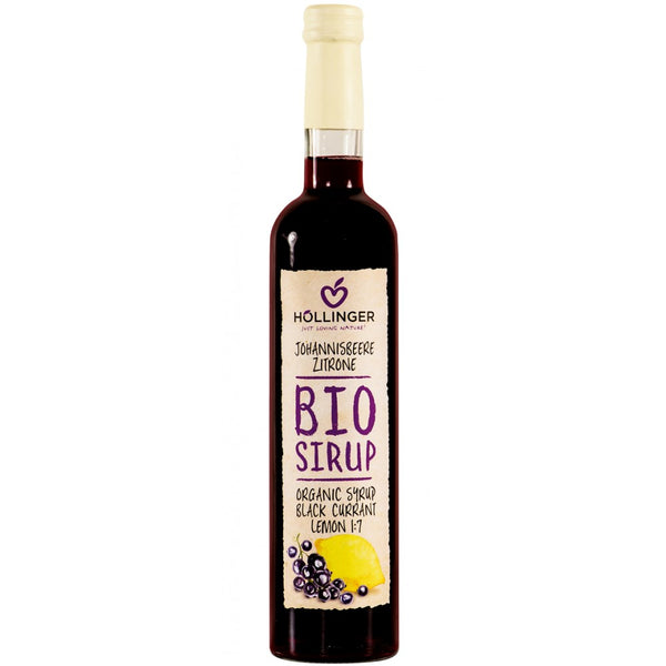 Sirop bio de coacaze negre si lamaie, 500ml